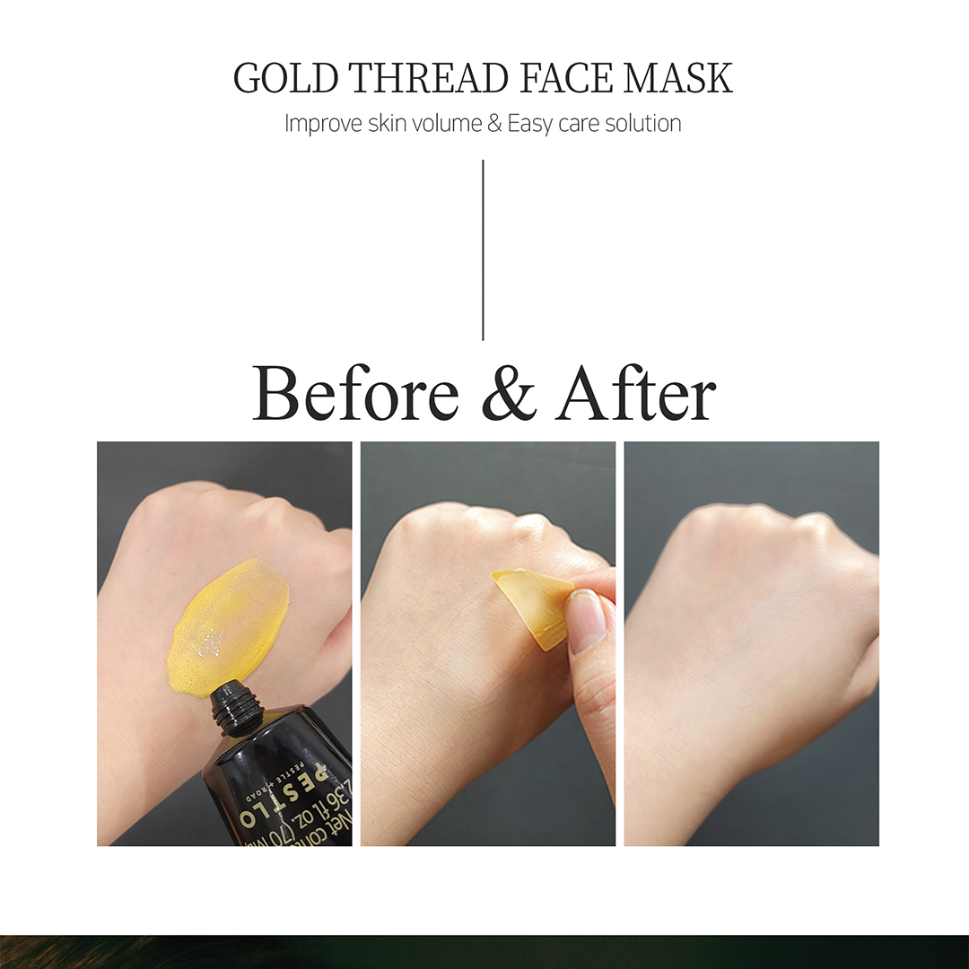 [NEW] PESTLO Gold Thread Face Mask 70ml