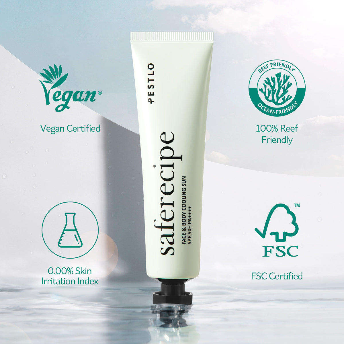 PESTLO Saferecipe Face & Body Cooling Sun 100ml