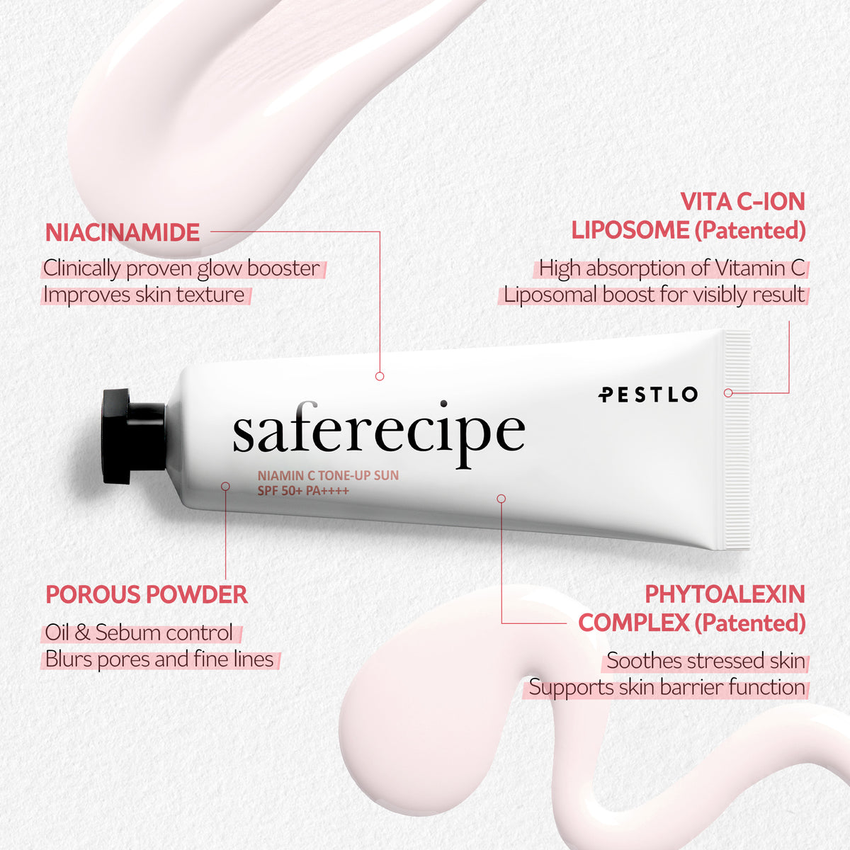 PESTLO Saferecipe Niamin C Tone Up Sun 50ml