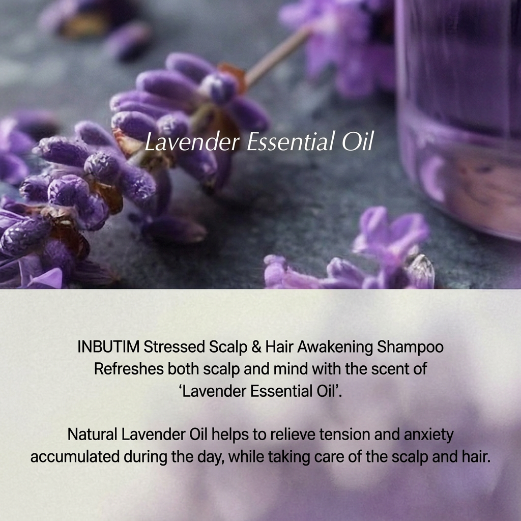 Inbutim Stressed Scalp & Hair Awakening Shampoo 450ml
