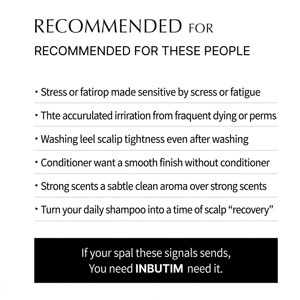 Inbutim Stressed Scalp & Hair Awakening Shampoo 450ml