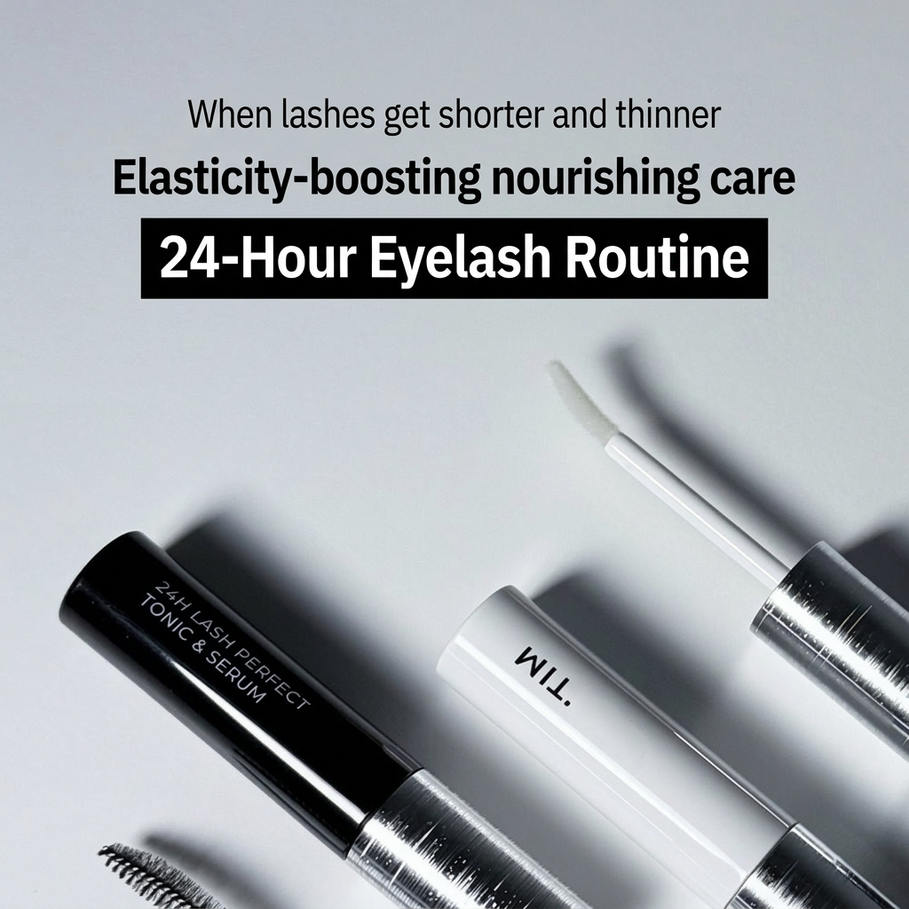 [NEW] Inbutim 2 in 1 Eyelash Strengthening Supplement 24H Lash Perfect Tonic & Serum